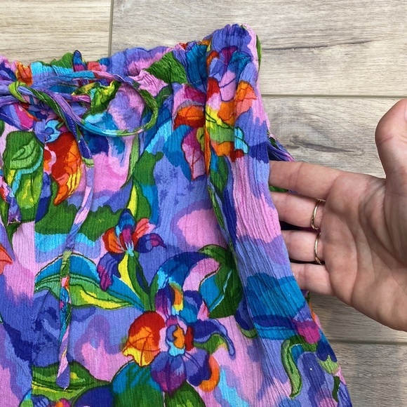 Vintage Adini Drawstring Pants Kidcore Gauze - Picture 6 of 13